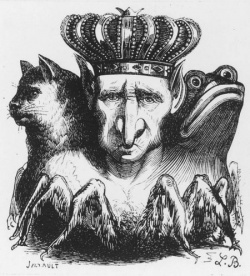 The Dictionnaire Infernal illustration of Baal.